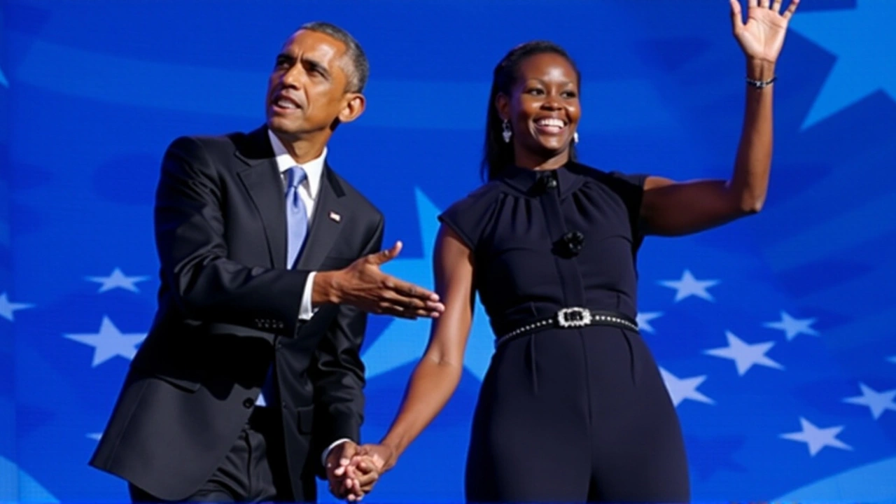 Discursos Poderosos de Barack e Michelle Obama Marcam Convenção Nacional Democrata em Chicago